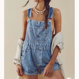 Free people ziggy shortalls